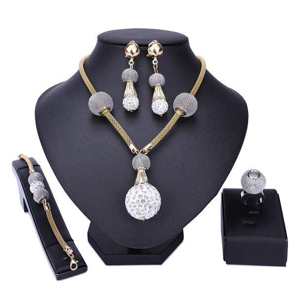earrings & necklace right noble gold designer jewelry sets wholesale 2021 design wedding set fashion african woman costume, Silver
earrings & necklace right noble gold designer jewelry sets wholesale 2021 design wedding set fashion african woman costume, Silver