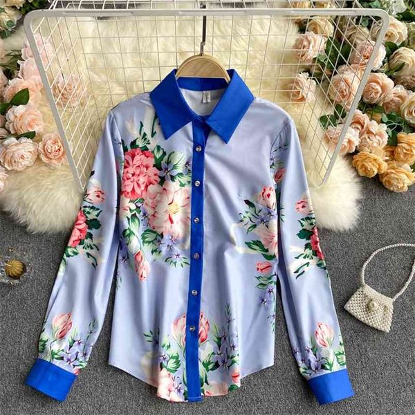women's spring fashion blouse chirron retro print turn down colonial long sleeve shirt d0109 210506, White
women's spring fashion blouse chirron retro print turn down colonial long sleeve shirt d0109 210506, White