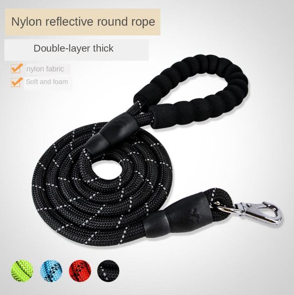 large dog reflective rope durable leash there big collar strengthen traction harness round nylon medium lead collars & leashes
large dog reflective rope durable leash there big collar strengthen traction harness round nylon medium lead collars & leashes