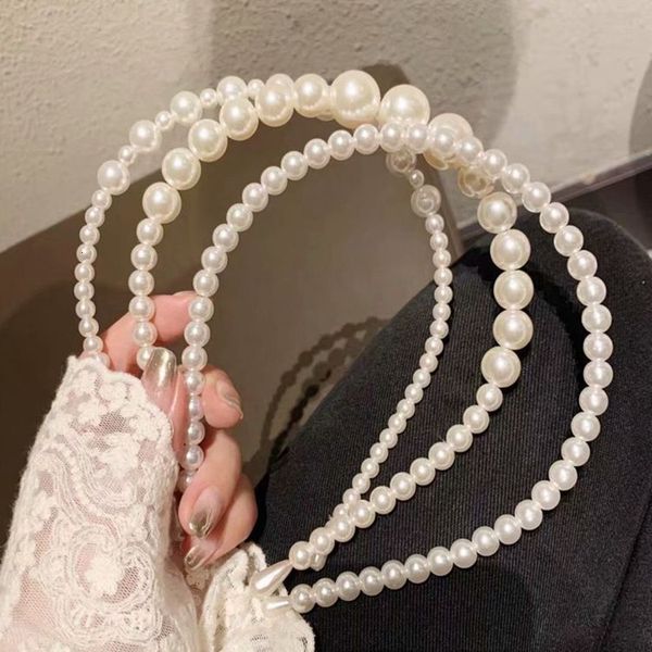 70%off 01 pearl hairband girl korean net red fashion versatile band hairpin lady temperament hair accessories, Silver
70%off 01 pearl hairband girl korean net red fashion versatile band hairpin lady temperament hair accessories, Silver