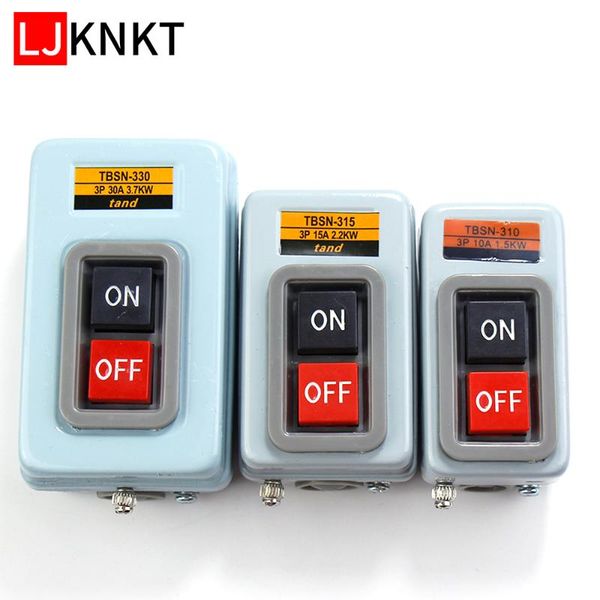 smart home control tbsn310/315/330 push button power switch three phases start ac 380v 10a/15a/30a 1.5/2.2/3.7kw home/industry
smart home control tbsn310/315/330 push button power switch three phases start ac 380v 10a/15a/30a 1.5/2.2/3.7kw home/industry