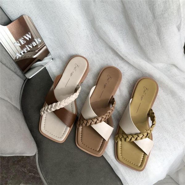 slippers female shoes ladies' low 2021 summer soft flat rubber slides bonded leather cotton fabric rome pu concise women, Black
slippers female shoes ladies' low 2021 summer soft flat rubber slides bonded leather cotton fabric rome pu concise women, Black