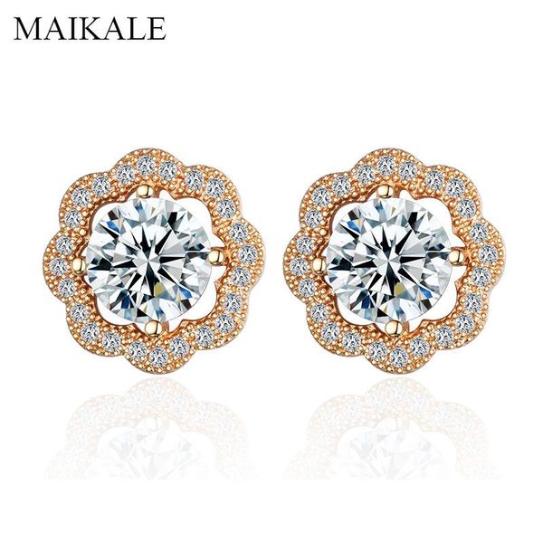 stud maikale fashion design round/triangle/flower earrings for women paved zirconia gold small earings exquisite jewelry gifts, Golden;silver
stud maikale fashion design round/triangle/flower earrings for women paved zirconia gold small earings exquisite jewelry gifts, Golden;silver