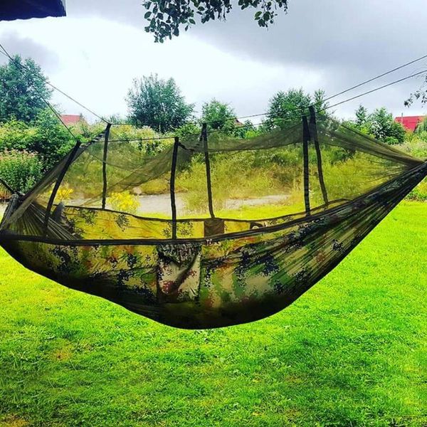 camp furniture outdoor hammock with mosquito net can hold 300kg super strong hanging hamak for hiking climbing travel camping hamac
camp furniture outdoor hammock with mosquito net can hold 300kg super strong hanging hamak for hiking climbing travel camping hamac