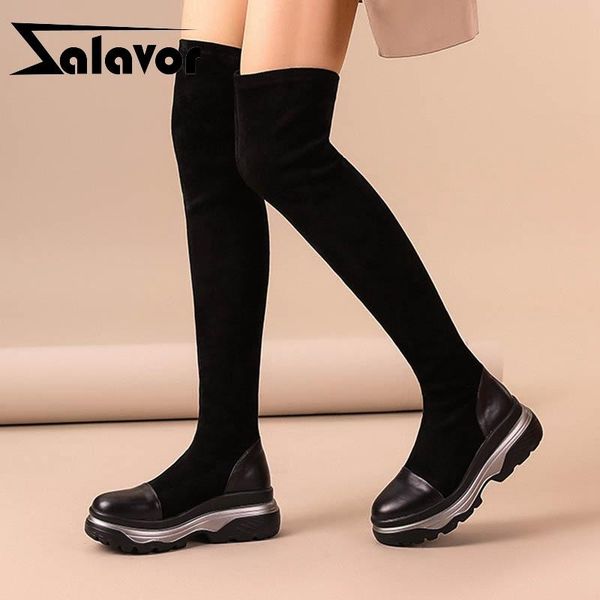 boots zalavor women genuine leather thick sole over knee round toe comfortable long winter black botas size 34-39
boots zalavor women genuine leather thick sole over knee round toe comfortable long winter black botas size 34-39