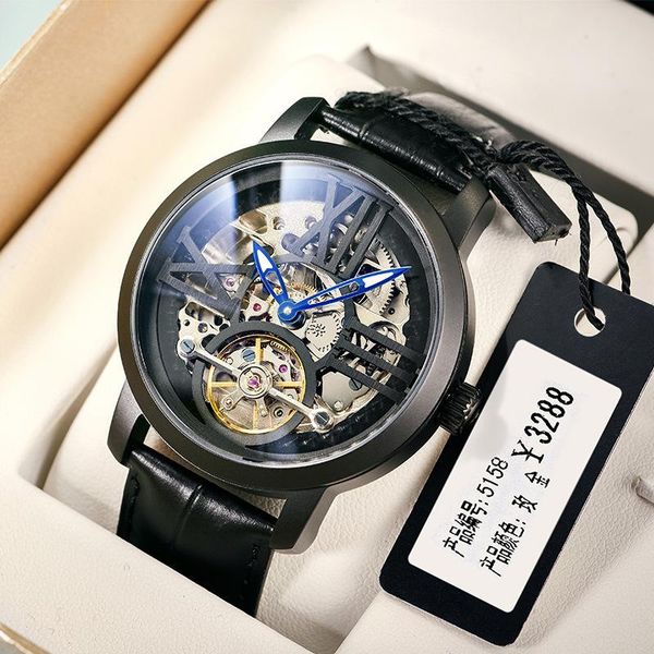 wristwatches ailang 30m waterproof men's hollow mechanical business luminous automatic double sided watchstrap leather strap 6811lm, Slivery;brown
wristwatches ailang 30m waterproof men's hollow mechanical business luminous automatic double sided watchstrap leather strap 6811lm, Slivery;brown