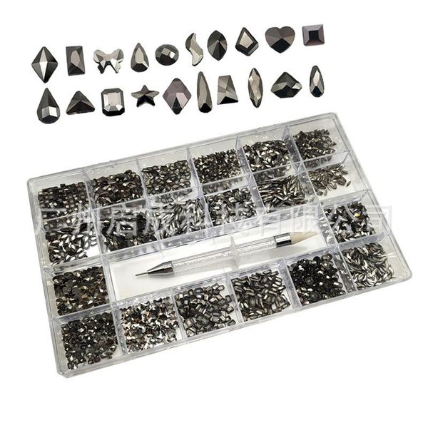 nail art decorations 400pcs/box multi-size glass rhinestones ab diamonds drill pen various shapes 3d nails accessories, Silver;gold
nail art decorations 400pcs/box multi-size glass rhinestones ab diamonds drill pen various shapes 3d nails accessories, Silver;gold