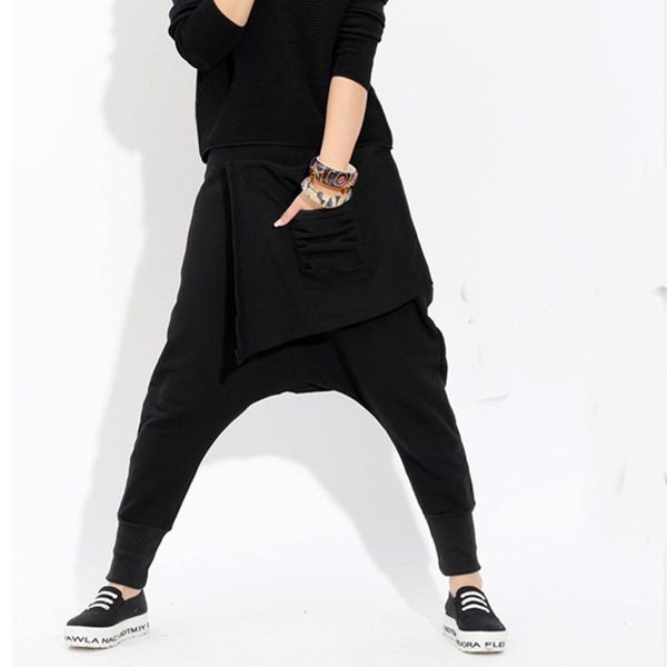 women's pants & capris fashion men's oversize low drop crotch harem layered pocket baggy sweatpants soft cotton dance slacks trous, Black;white
women's pants & capris fashion men's oversize low drop crotch harem layered pocket baggy sweatpants soft cotton dance slacks trous, Black;white