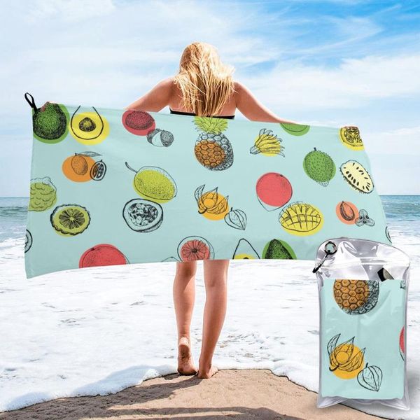 towel ultralight compact quick drying tropical fruits pattern microfiber camping hiking hand face outdoor travel kits
towel ultralight compact quick drying tropical fruits pattern microfiber camping hiking hand face outdoor travel kits