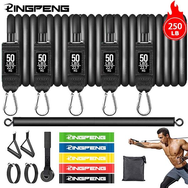 resistance bands 150lbs wrapped band elastic strength training rod set fitness equipment sports belt
resistance bands 150lbs wrapped band elastic strength training rod set fitness equipment sports belt