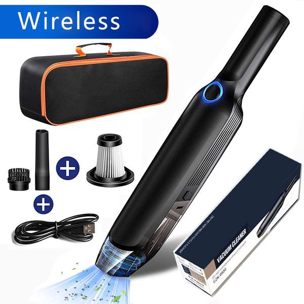 vacuum cleaner car handheld wireless powerful cyclone suction rechargeable 5000pa wet/dry for home pet hair with storage bag
vacuum cleaner car handheld wireless powerful cyclone suction rechargeable 5000pa wet/dry for home pet hair with storage bag