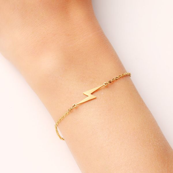 stainless steel bracelet for women gold and silver color lightning pulseira feminina lover's engagement jewelry, Golden;silver
stainless steel bracelet for women gold and silver color lightning pulseira feminina lover's engagement jewelry, Golden;silver
