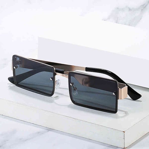 2021 fashion sunglass men stylish squar metal men decoration small women rapper shad eyewear driving glasssarg, White;black
2021 fashion sunglass men stylish squar metal men decoration small women rapper shad eyewear driving glasssarg, White;black