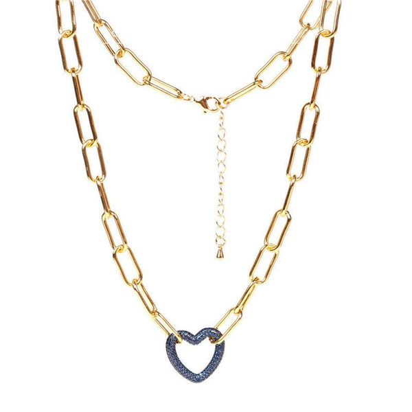 pendant necklaces exquisite lady jewelry factory price color cubic zircon heart chain hip hop chokers for girl, Silver
pendant necklaces exquisite lady jewelry factory price color cubic zircon heart chain hip hop chokers for girl, Silver