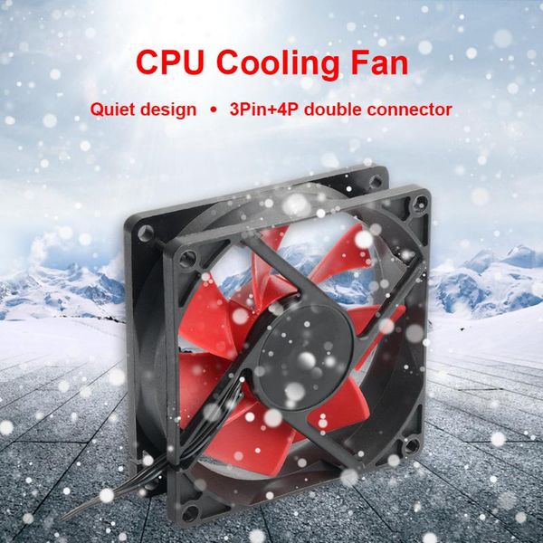 fans & coolings 12v black + red computer wired cooling fan 3pin+4pin quiet design cpu cooler chassis case water 80*80*25mm
fans & coolings 12v black + red computer wired cooling fan 3pin+4pin quiet design cpu cooler chassis case water 80*80*25mm
