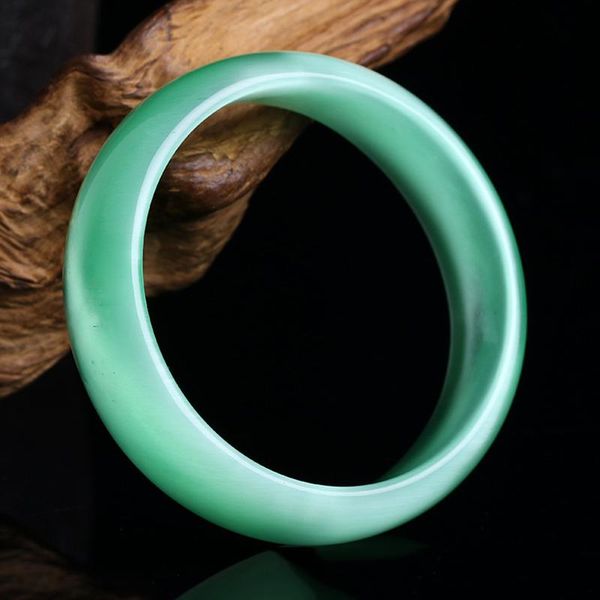 bangle fresh light green cat eye natural stone bangles lucky for women gift help marriage sweet crystal bracelet jewelry accessories, Black
bangle fresh light green cat eye natural stone bangles lucky for women gift help marriage sweet crystal bracelet jewelry accessories, Black