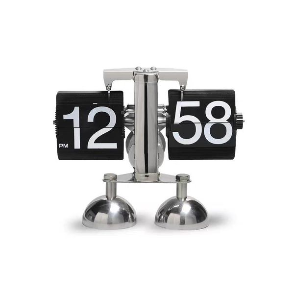 desk & table clocks european retro automatic page turning clock durable metal vintage living room home decoration
desk & table clocks european retro automatic page turning clock durable metal vintage living room home decoration
