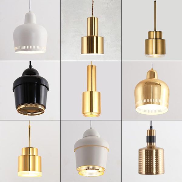 pendant lamps luces colgantes de campana alvar aalto finlandés artek nórdico para dormitorio, lámpara led brillo metálico
pendant lamps luces colgantes de campana alvar aalto finlandés artek nórdico para dormitorio, lámpara led brillo metálico