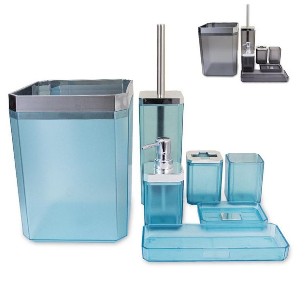 bath accessory set 7pcs bathroom transparent washing tools toothbrush holder soap dish dispenser home
bath accessory set 7pcs bathroom transparent washing tools toothbrush holder soap dish dispenser home