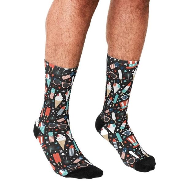 men's socks 2021 funny american summer pattern printed hip hop men happy cute boys street style crazy for, Black
men's socks 2021 funny american summer pattern printed hip hop men happy cute boys street style crazy for, Black