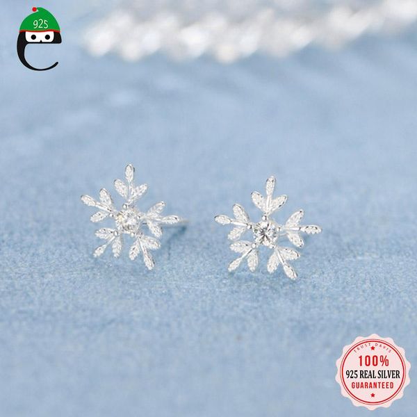elfoplatasi 925 sterling silver fashion winter snowflakes cz charm stud earrings for women valentine's day fine jewelry dd266, Golden;silver
elfoplatasi 925 sterling silver fashion winter snowflakes cz charm stud earrings for women valentine's day fine jewelry dd266, Golden;silver