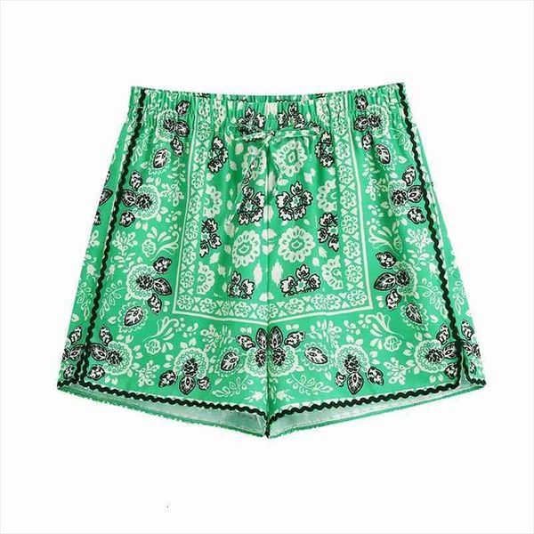 evfer summer fashion flower print women shorts drawstring high waist suit girls za holiday style green chic short pants, White;black
evfer summer fashion flower print women shorts drawstring high waist suit girls za holiday style green chic short pants, White;black