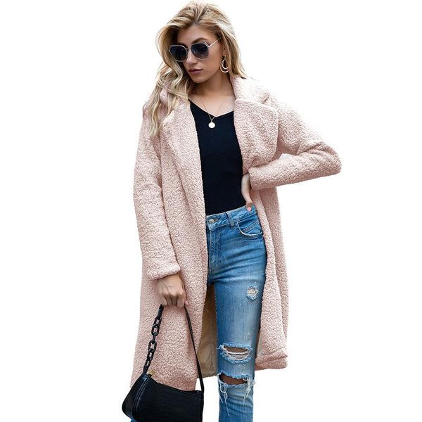 women's jackets autumn winter women fur coat loose overcoat warm plus size female solid color turn down collar plush coats, Black;brown
women's jackets autumn winter women fur coat loose overcoat warm plus size female solid color turn down collar plush coats, Black;brown