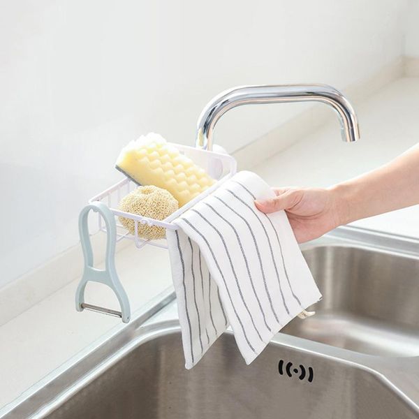 kitchen sink drain rack sponge storage holder shelf with hook faucet duster cloth organizer steel ball basket tool & organization
kitchen sink drain rack sponge storage holder shelf with hook faucet duster cloth organizer steel ball basket tool & organization