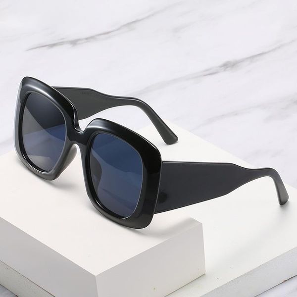 sunglasses trendy square wide temples big frame women fashion street driving glasses men, White;black
sunglasses trendy square wide temples big frame women fashion street driving glasses men, White;black