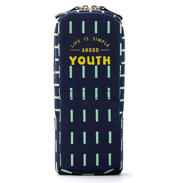 standing pencil case pouch pen holder bag big capacity stationery pens organizer (dark blue) bags
standing pencil case pouch pen holder bag big capacity stationery pens organizer (dark blue) bags