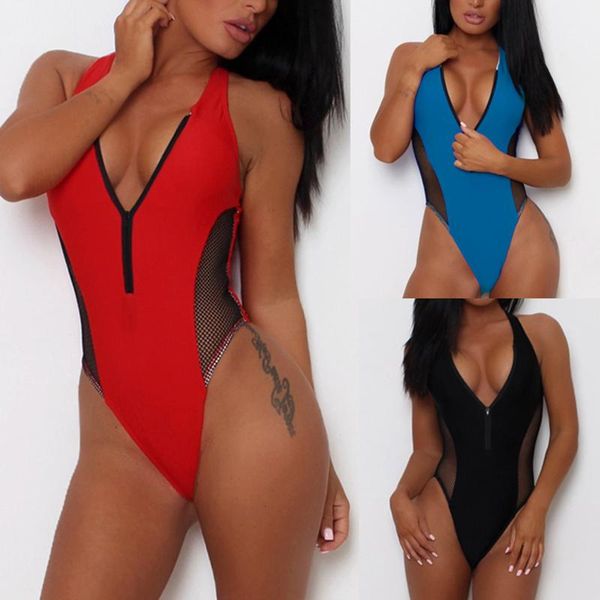 women's swimwear 2021 swimsuit zipper bikini one piece women solid bodysuit monokini bathing suit summer beachwear, White;black
women's swimwear 2021 swimsuit zipper bikini one piece women solid bodysuit monokini bathing suit summer beachwear, White;black