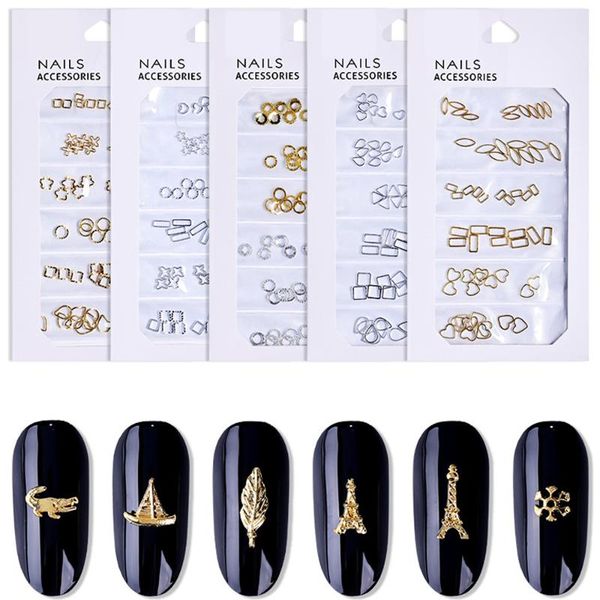 nail art decorations 6 grid mixed metal hollow wind decoration alloy gold silver design diy 3d sliders jewelry nails tools, Silver;gold
nail art decorations 6 grid mixed metal hollow wind decoration alloy gold silver design diy 3d sliders jewelry nails tools, Silver;gold