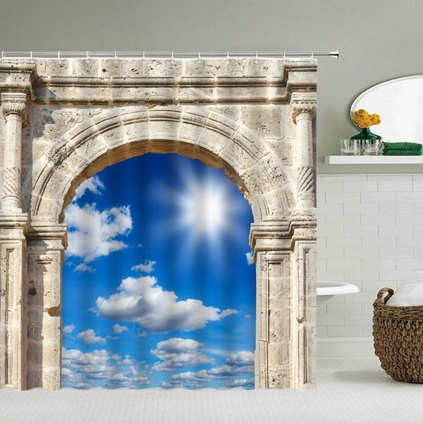 european arch door shower curtains bathroom curtain printed waterproof polyester fabric bath screen for home decor with
european arch door shower curtains bathroom curtain printed waterproof polyester fabric bath screen for home decor with