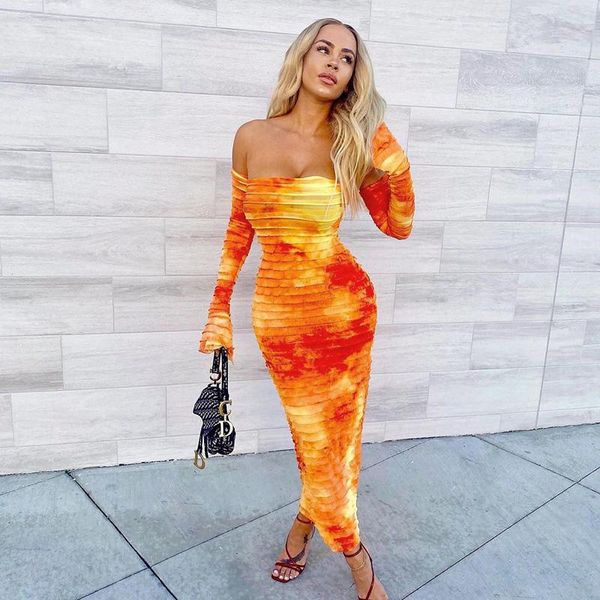 casual dresses hirigin tie dye off shoulder women dress party club 2021 summer elegant streetwear full sleeve bodycon female, Black;gray
casual dresses hirigin tie dye off shoulder women dress party club 2021 summer elegant streetwear full sleeve bodycon female, Black;gray