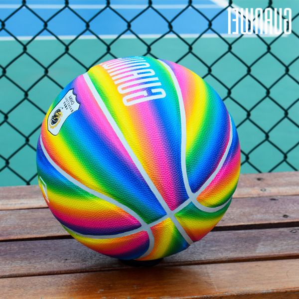 guanwei basketball rainbow indoor and outdoor male female junior high school students selfie pu7 competition training
guanwei basketball rainbow indoor and outdoor male female junior high school students selfie pu7 competition training