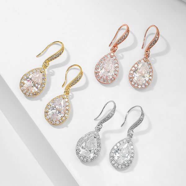 weimanjingdian halo teardrop cubic zirconia cz crystal wedding bracelet and earring bridal jewelry set bridesmaid jewelry gift 1163 q2, Silver
weimanjingdian halo teardrop cubic zirconia cz crystal wedding bracelet and earring bridal jewelry set bridesmaid jewelry gift 1163 q2, Silver