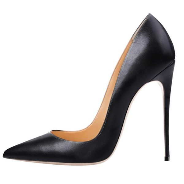 dress shoes selling women pointed toe black leather ladies heels thin slip on stiletto heel pumps
dress shoes selling women pointed toe black leather ladies heels thin slip on stiletto heel pumps