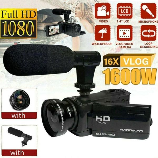 mini cameras cmos 16 mega pixels 1080p hd 2.4 inch lcd 16x zoom camera microphone camcorder video digital dv recorder external o0h2
mini cameras cmos 16 mega pixels 1080p hd 2.4 inch lcd 16x zoom camera microphone camcorder video digital dv recorder external o0h2