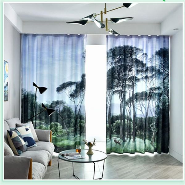 curtain & drapes customized small fresh forest curtains bedroom study thickened blackout
curtain & drapes customized small fresh forest curtains bedroom study thickened blackout