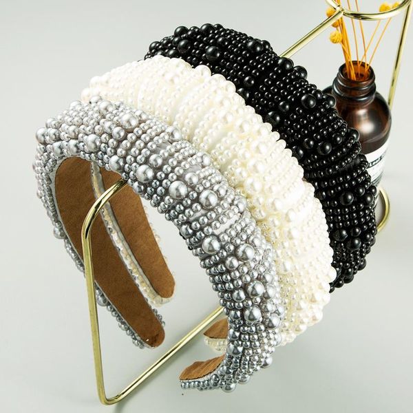 hair clips & barrettes 2021 pearl headdress baroque band luxury rhinestone headband wedding headwear women bridal accessories, Golden;silver
hair clips & barrettes 2021 pearl headdress baroque band luxury rhinestone headband wedding headwear women bridal accessories, Golden;silver