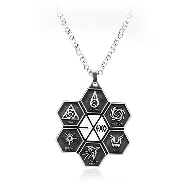 pendant necklaces sunshine korean stars fashion exo pendants cord fan necklace for boy and girls love femme xiumin fans gift, Silver
pendant necklaces sunshine korean stars fashion exo pendants cord fan necklace for boy and girls love femme xiumin fans gift, Silver