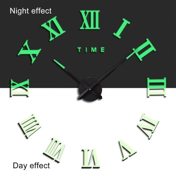 80% arrival 2021 modern acrylic frameless luminous diy mute wall sticker clock living room decor clocks
80% arrival 2021 modern acrylic frameless luminous diy mute wall sticker clock living room decor clocks