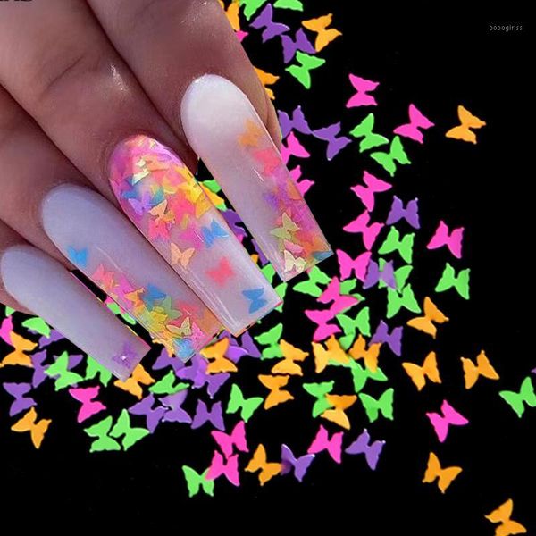 10g/bag fluorescence butterfly nail art glitter flakes 3d neon colourful stars sequin glitters acrylic gel nails decoration1, Silver;gold
10g/bag fluorescence butterfly nail art glitter flakes 3d neon colourful stars sequin glitters acrylic gel nails decoration1, Silver;gold