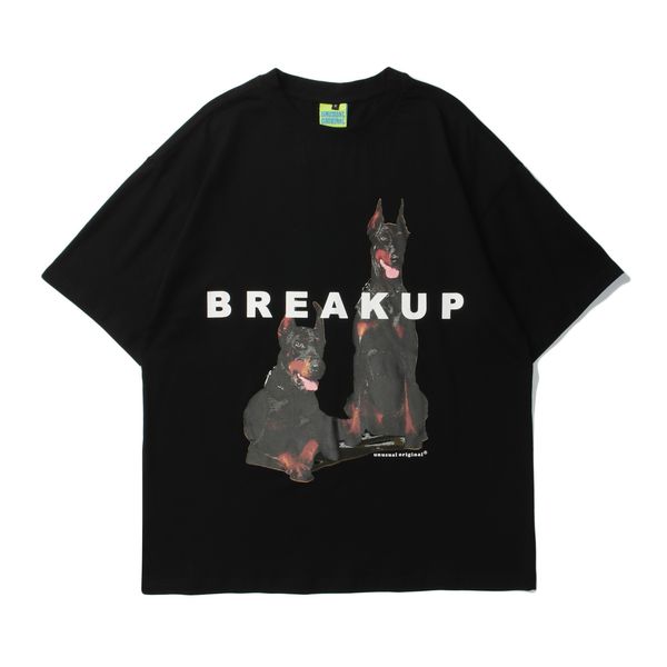 t619 american street fashion 2021 dark wind men's and women's half sleeve hip hop dog loose couple t-shirt short sleeve, White
t619 american street fashion 2021 dark wind men's and women's half sleeve hip hop dog loose couple t-shirt short sleeve, White