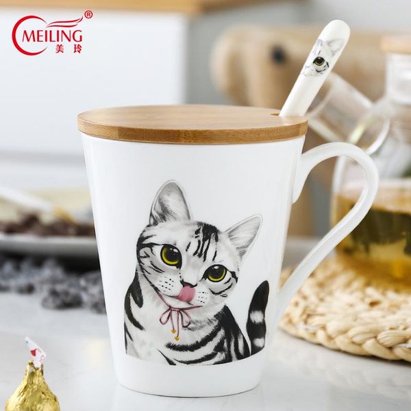 mugs short hair cat personality animal coffee cup mug cover tableware with wooden bone porcelain wedding anniversary gift
mugs short hair cat personality animal coffee cup mug cover tableware with wooden bone porcelain wedding anniversary gift