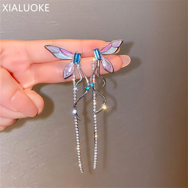 dangle & chandelier xialuoke korea fashion tassel lovely fairy crystal butterfly earrings for women luxury elegant long drop party jewelry, Silver
dangle & chandelier xialuoke korea fashion tassel lovely fairy crystal butterfly earrings for women luxury elegant long drop party jewelry, Silver