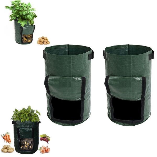 planters & pots 2 pcs organic waste kitchen garden yard compost bag environmental pe cloth planter vegetable plant grow
planters & pots 2 pcs organic waste kitchen garden yard compost bag environmental pe cloth planter vegetable plant grow