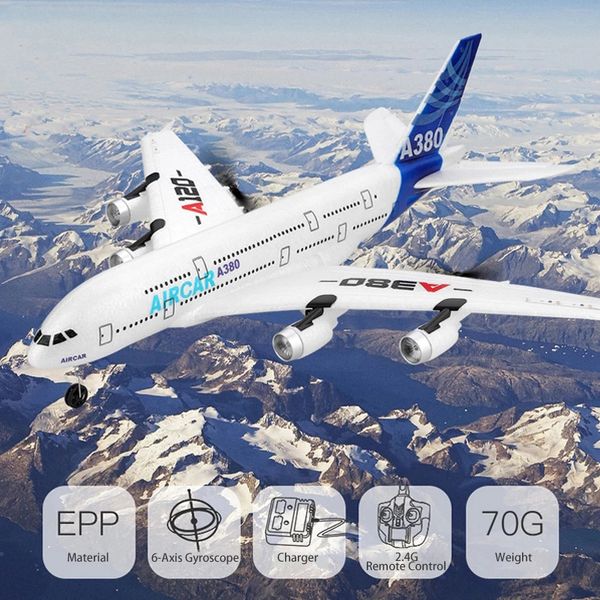 Big Air bus A380 Rc Airplane 2.4G Three Channels Back Push Dual Power Gliding Electric Rc Plane Toys For Kids Adults
Big Air bus A380 Rc Airplane 2.4G Three Channels Back Push Dual Power Gliding Electric Rc Plane Toys For Kids Adults