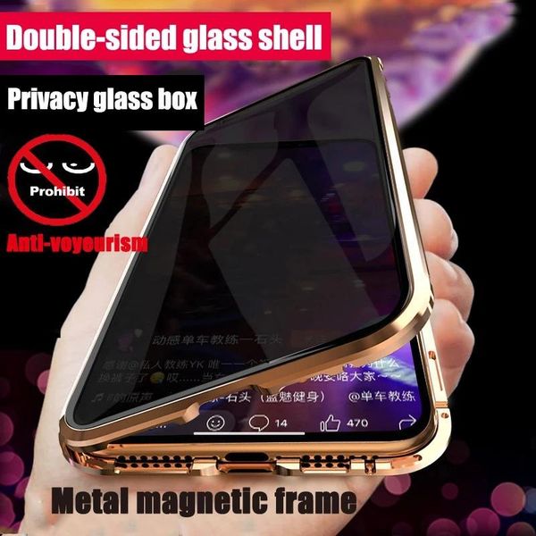 metal magnetic anti peeping glass case for samsung galaxy s20 ultra s8 s9 s10 plus note 8 9 10 360 full protection privacy cover cell phone
metal magnetic anti peeping glass case for samsung galaxy s20 ultra s8 s9 s10 plus note 8 9 10 360 full protection privacy cover cell phone