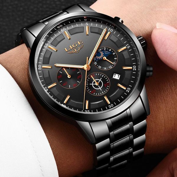 wristwatches relojes 2021 watch men lige fashion sport quartz clock mens watches business waterproof relogio masculino, Slivery;brown
wristwatches relojes 2021 watch men lige fashion sport quartz clock mens watches business waterproof relogio masculino, Slivery;brown